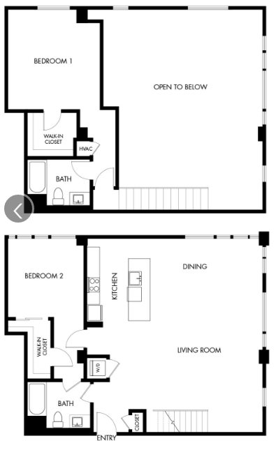 G12 Apartments_Los Angeles CA_Floor Plans_Two Bedroom Two Bathroom_10 G12 Apartments_Los Angeles CA_Floor Plans_Two Bedroom Two Bathroom_10